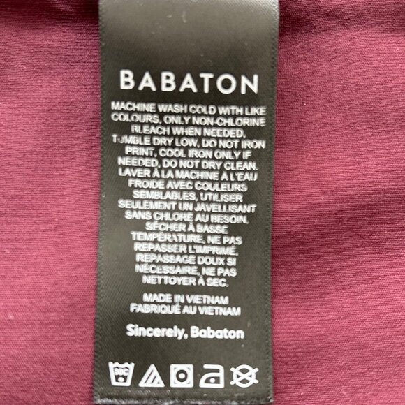 Babaton Burgundy Bodysuit Size Small - Picture 6 of 6